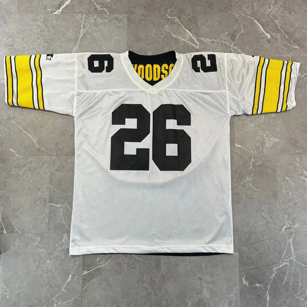 Vintage Starter Pittsburgh Steelers Jersey Mens 2XL Rod Woodson Reversible NFL